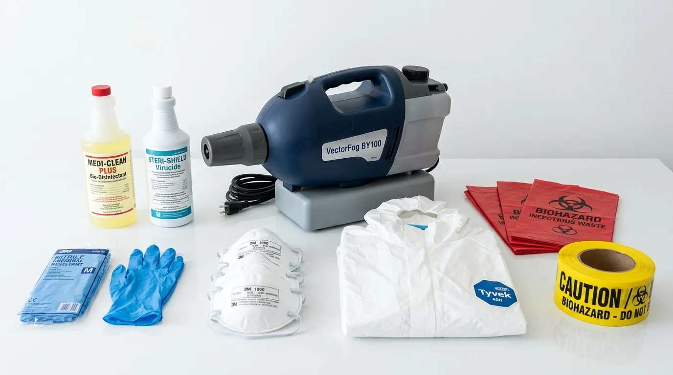 Professional biohazard remediation crew working in Severna Park