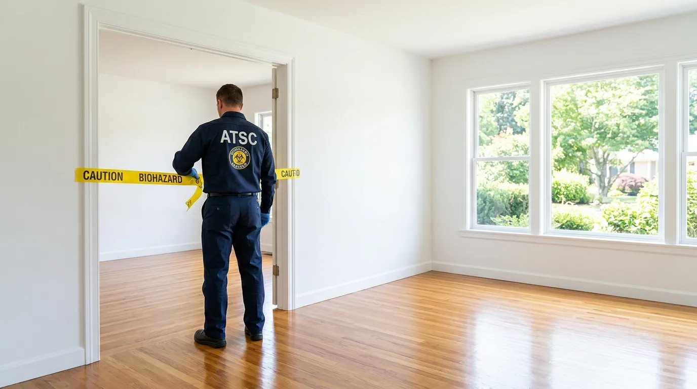 Certified biohazard cleanup crew performing Decomposition Cleanup in Severna Park