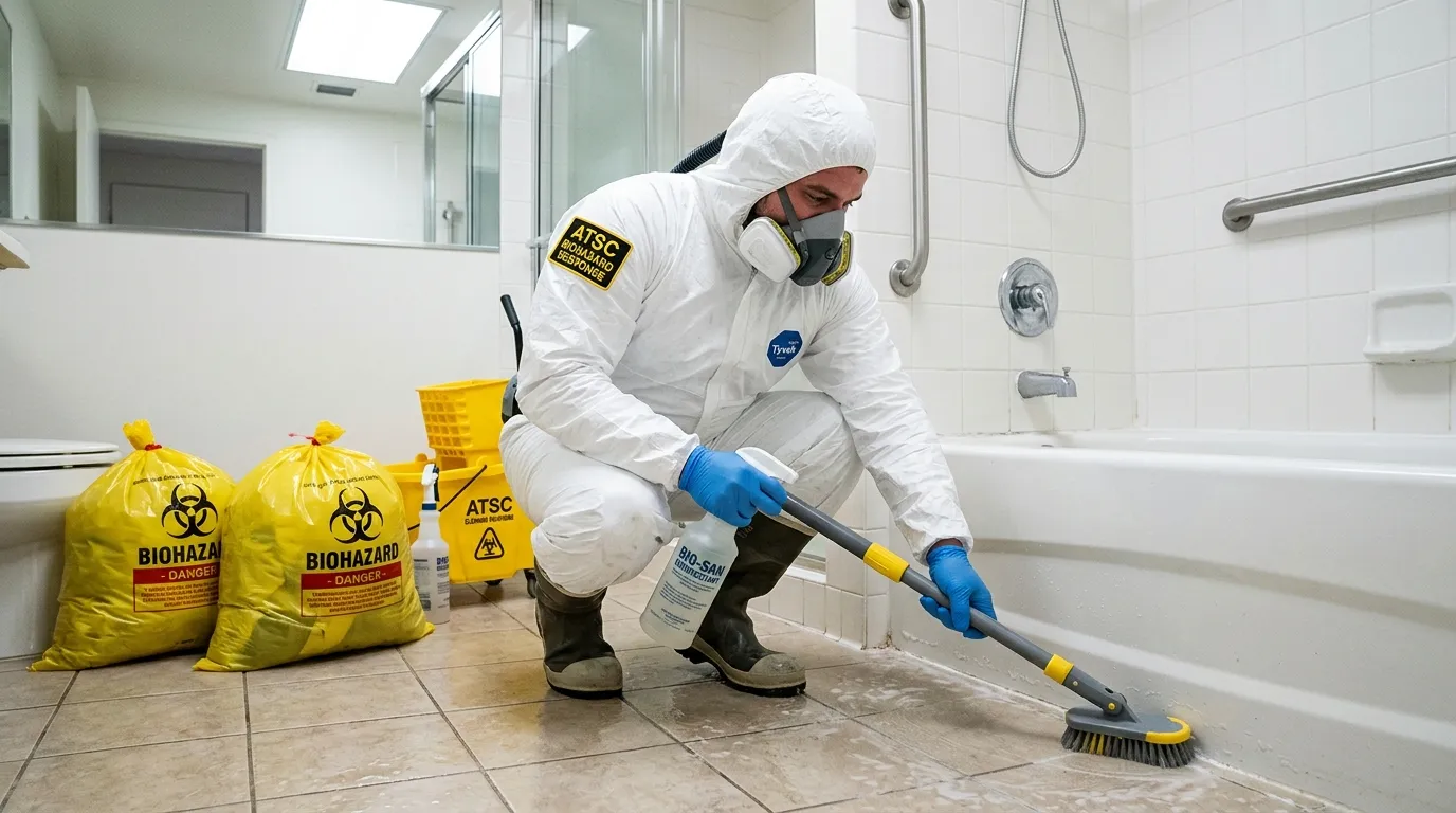 Decontamination equipment deployed for Blood Cleanup in Severna Park